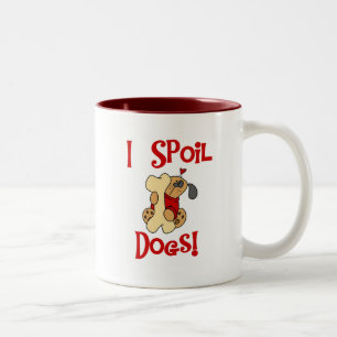 Ich verderbe Hundet-shirts und -geschenke Zweifarbige Tasse
