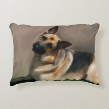 Ich verehre Schäferhund-Wurfs-Kissen