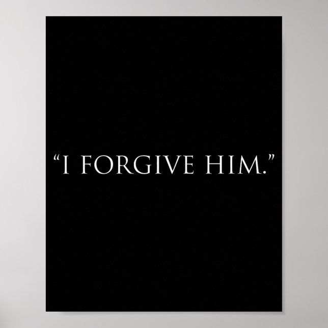 Ich vergebe ihm poster (Vorne)