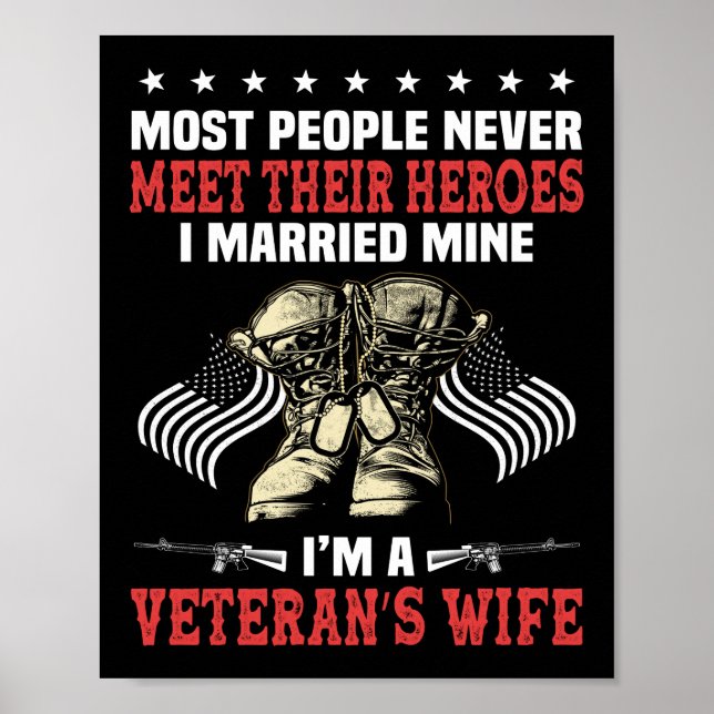 Ich Verheiratet, dass ich eine Ehefrau Veteranen b Poster (Vorne)