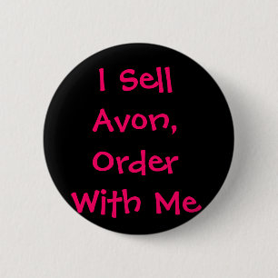 Ich verkaufe Avon, Auftrag mit mir Button