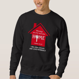 ICH VERKAUFE REAL ANWESEN Christlich Realtor Round Sweatshirt