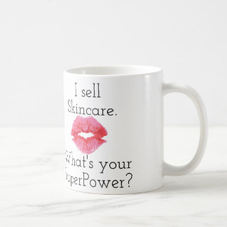 Ich verkaufe Skincare. Was ist Ihre Supermacht? Kaffeetasse