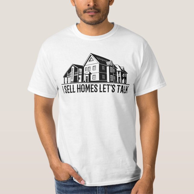 Ich verkaufe Zuhause Lass uns reden - echtes Anwes T-Shirt (Vorderseite)
