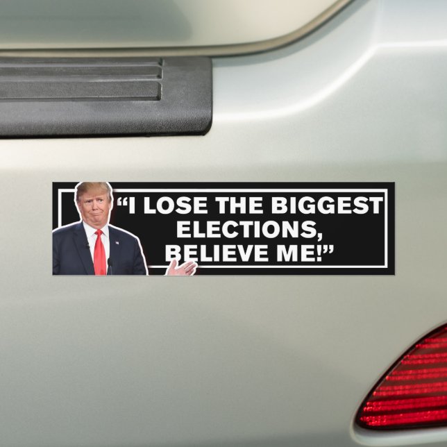 Ich verliere die größten Wahlen, die Trump gegen T Autoaufkleber (Auf Auto)