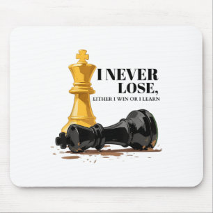 Ich verliere nie, entweder gewinne ich oder lerne mousepad