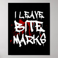 Ich Verließ Bite Marks Fun Halloween Vampire Blood