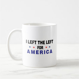 Ich Verließ die Links für Amerika Kaffeetasse