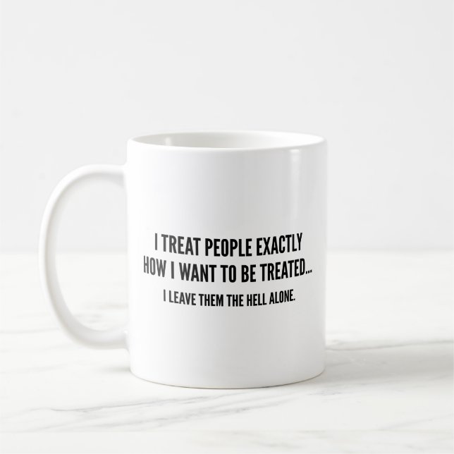 Ich Verließ ihnen die Tasse des Alleinkaffees (Links)