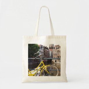 Ich verließ mein Fahrrad in AMSTERDAM Tragetasche
