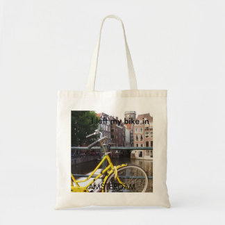 Ich verließ mein Fahrrad in AMSTERDAM Tragetasche