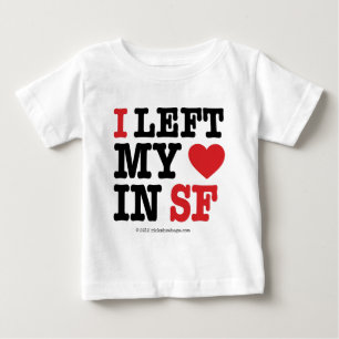 Ich verließ mein Herz Baby T-shirt