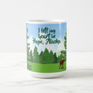 Ich verließ mein Herz in der Hoffnung - 15 Unze. Kaffeetasse