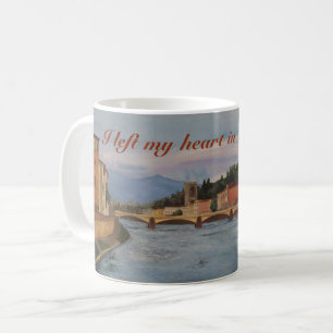 "Ich verließ mein Herz in Firenze" Tasse