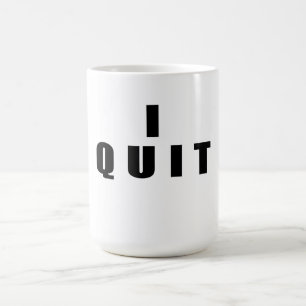 Ich verließ Tasse