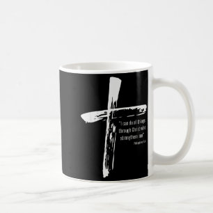 Ich vermag alles durch Christus, der mich stärkt Kaffeetasse