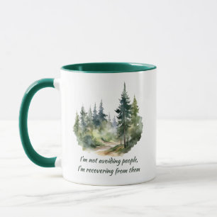 Ich vermeide Menschen nicht, ich erhole mich von i Tasse