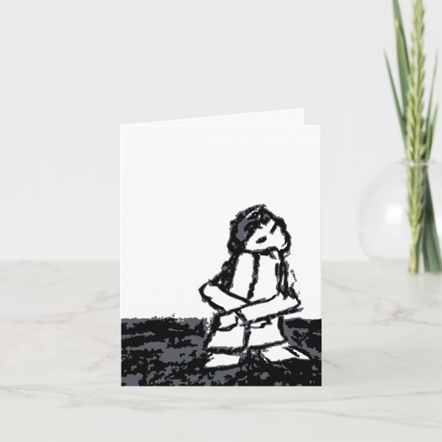 Ich vermisse dich (Eckkind) Karte (Vorderseite)