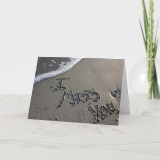 Ich vermisse dich karte