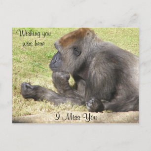 Ich vermisse dich_ postkarte