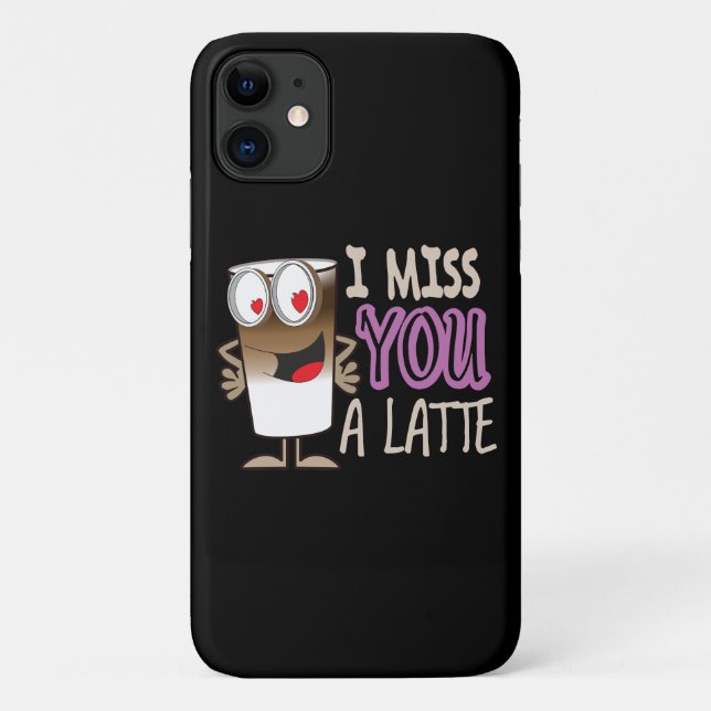Ich vermisse dir einen Latte Case-Mate iPhone Hülle (Rückseite)