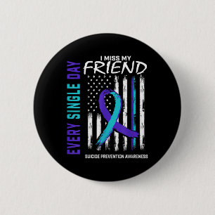 Ich vermisse mein Freund Suizidbewusstsein Button