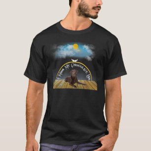 Ich vermisse meinen Chocolate-Lab-Labrador-Retriev T-Shirt