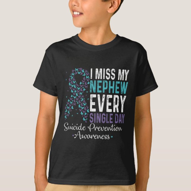 Ich vermisse meinen Nephee jeden Single Suizid Pre T-Shirt (Vorderseite)