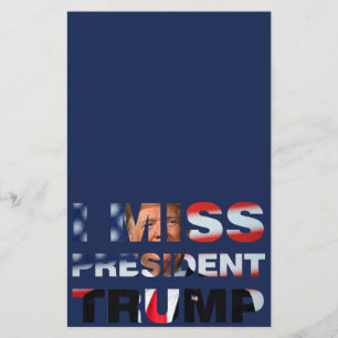 Ich vermisse Präsident Trump
