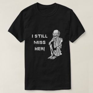 "Ich vermisse sie noch" Skelett, Men's Black T - S T-Shirt