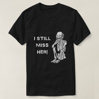 "Ich vermisse sie noch" Skelett, Men's Black T - S T-Shirt
