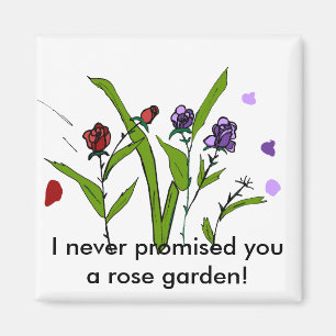 Ich versprach Ihnen einen Rosengartenmagneten nie Magnet