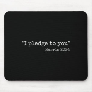 Ich verspreche Ihnen Kamala Harris gegen Trump 202 Mousepad