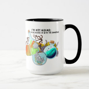 Ich verstecke mich nicht; ich vermische mich in lu tasse