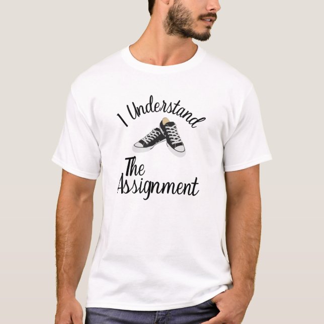 Ich verstehe das Geschenk für die blaue Kundgebung T-Shirt (Vorderseite)