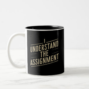 Ich verstehe den Auftrag Wähle Kamalas 2024  Zweifarbige Tasse