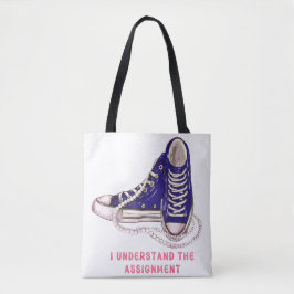 Ich verstehe die Art der "Assignment Blue Sneakers Tasche