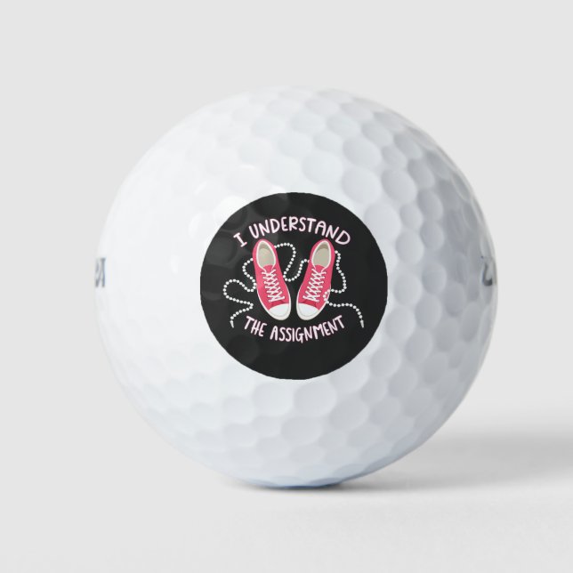 Ich verstehe die Assignationskrüge und Perlen Golfball (Vorderseite)