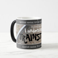 Ich verstehe nur Trainstation - albern Deutsch!