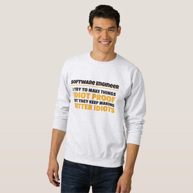 Ich versuche, die Dinge zu einem unabhängigen Soft Sweatshirt (Vorne ganz)