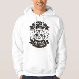 Ich versuche, ein netter Mensch zu sein Hoodie