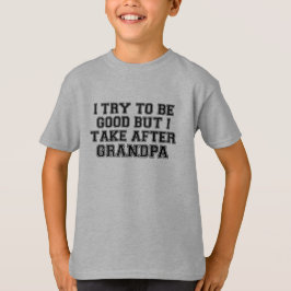 Ich versuche, gut zu sein, aber ich nehme nach dem T-Shirt