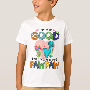 Ich versuche, gut zu sein, aber ich nehme nach mei T-Shirt