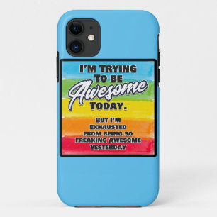 Ich versuche heute Phantastisch zu sein Case-Mate iPhone Hülle