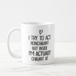 Ich versuche nonchalant zu wirken, aber innerlich  kaffeetasse
