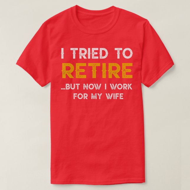 Ich versuchte zu regenerieren, aber jetzt arbeite  T-Shirt (Design vorne)