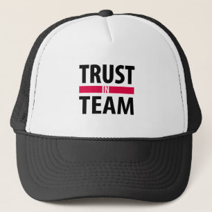Ich vertraue auf Team Truckerkappe