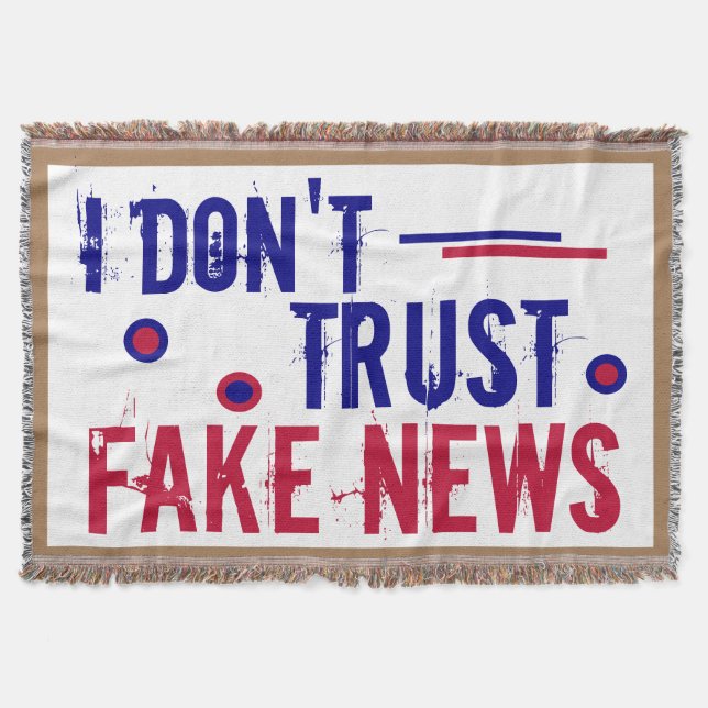 Ich vertraue Fake News nicht! Decke (Vorderseite)