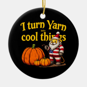 Ich verwandle das Garn in Coole Dinge: Kneten & Cr Keramik Ornament
