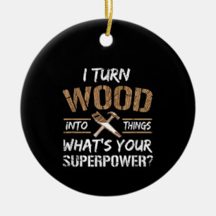 Ich verwandle Holz in die Holzbearbeitung Keramik Ornament